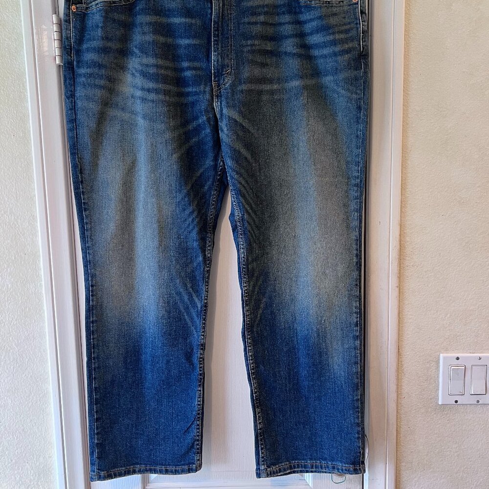 Levis 559 Jeans Mens Big and Tall 44x30 Dark Wash - Picture 5 of 7